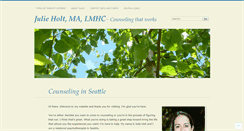 Desktop Screenshot of julieholtcounseling.com